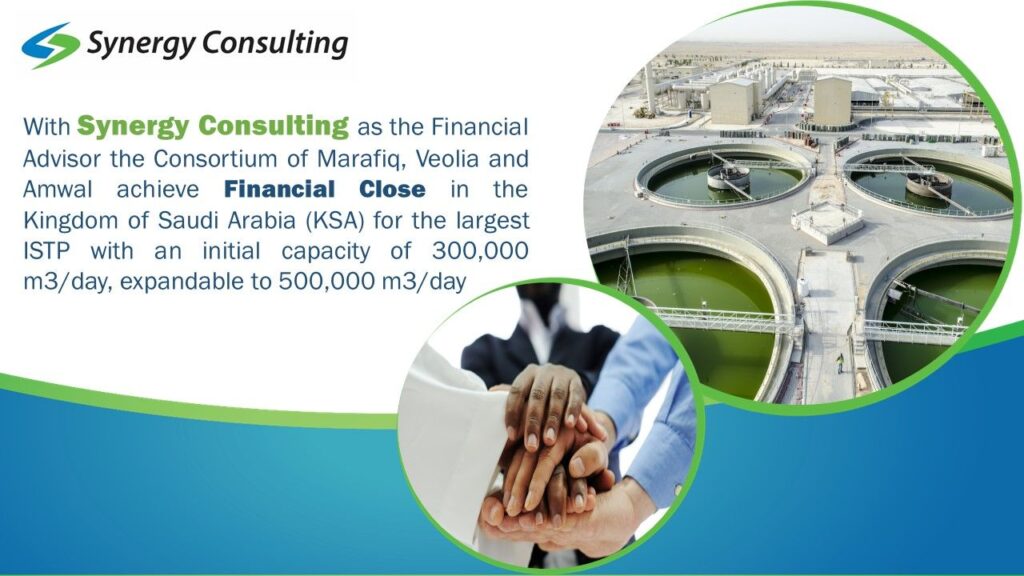 Financial Consulting advisor to Consortium of Marafiq, Veolia, and Amwal