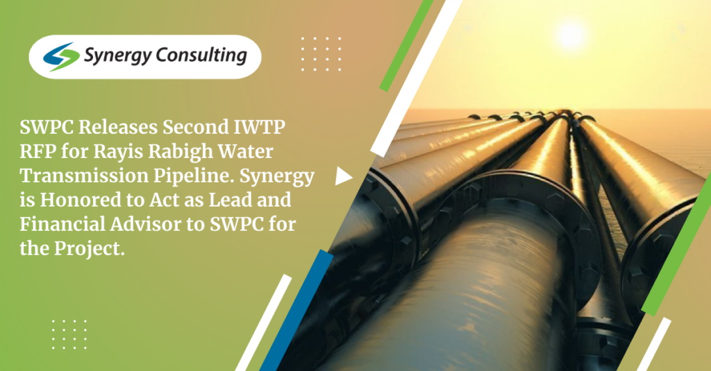 Picture of Water transmission pipeline in the sun